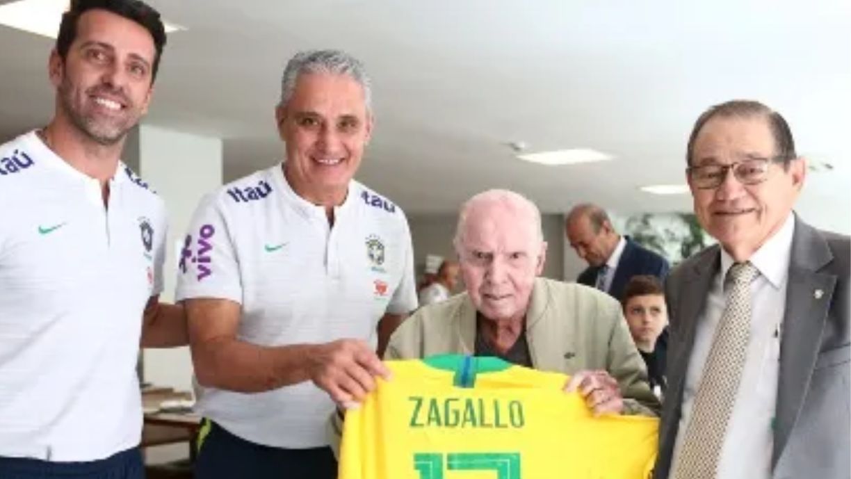 Tite e Zagallo / Divulgação